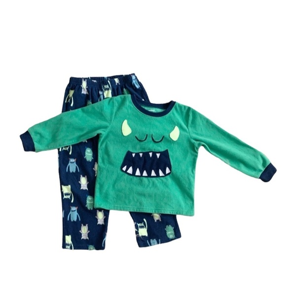 Cater’s | 2 Piece Pajama Set Happy Monster - Picture 1 of 8